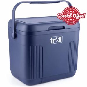 Trail 22L Cool Box with Ice Freezer Blocks
