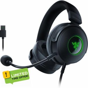 Razer Kraken V3 - Wired USB Gaming Headset with Razer Chroma RGB (TriForce 50 mm Drivers