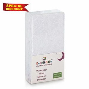 Dudu N Girlie Next2Me Terry Cotton 100 Percent Waterproof Crib Mattress Protector