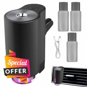Walopola Air Freshener Vent Clip - Adjustable Clip Car Air Vent Intelligent Oil Diffuser