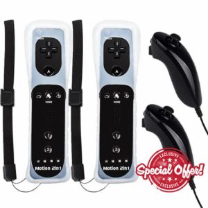 Gamrombo 2er Set Wii Remote Controller