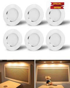 SUPAREE 12V LED Spot Lights Caravan 12V Campervan Lights LED Van Lights Interior LED 12V Ceiling Lights 3000K Warm White 2.5W for Motorhome Boat Camper 6 pack