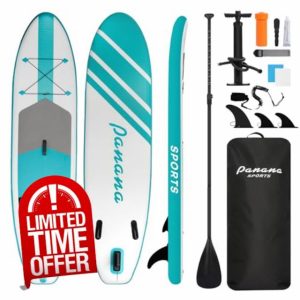 Panana Inflatable Stand Up Paddle Board 10' × 30" × 6"