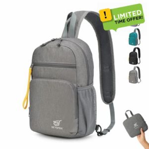 SKYSPER One Strap Backpack Sling Crossbody Bag - Lightweight Chest Shoulder Cross Body Bag Travel Hiking Casual Daypack for Women Me