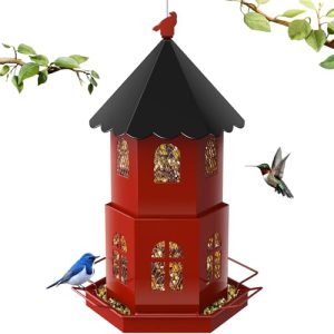 Large Capacity Metal Bird Feeder Squirrel Proof
