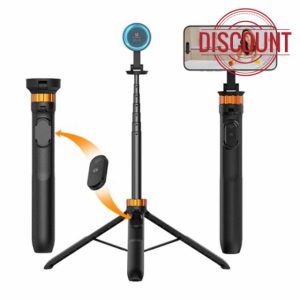 K&F Concept 63'' Phone Selfie Stick Tripod Compatible with MagSafe