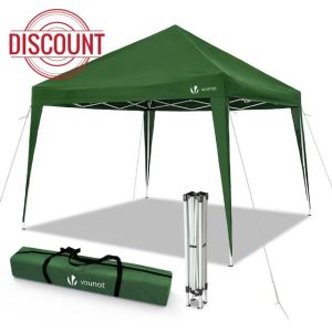 VOUNOT 3x3m Pop Up Gazebo with 4 Leg Weight Bags