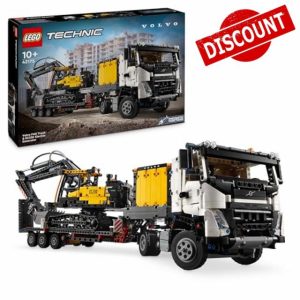 LEGO Technic Volvo FMX Truck & EC230 Electric Excavator Construction Toy for 10 Plus Year Old Boys & Girls
