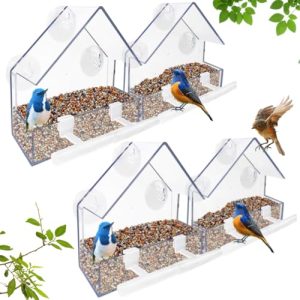 Bird House for Outside with 4 Rod