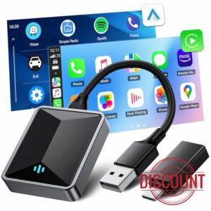 LAMTTO Wireless Carplay & Android Auto Wireless Adpater