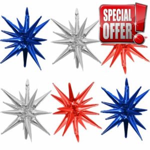 6PCS Star Balloons