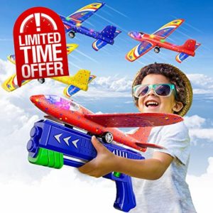 Doloowee 3 Pack Airplane Launcher Toys