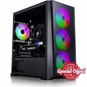 ADMI Gaming PC: Intel i5 12400F 4.40GHz • RTX 4060 Graphics • 16GB 3200MHz DDR4 • 1TB SSD • Black Mesh RGB Case • WIFI • Windows 11