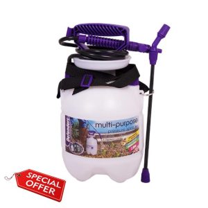 Defenders Plastic Multi-Purpose Home & Garden Pressure Sprayer with Carry Strap – 2L