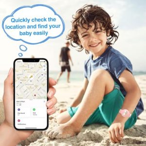 Cute Kid Air Tag Wristband Adjustable Hidden Watch Band Air Tag Holder for Apple Air Tag