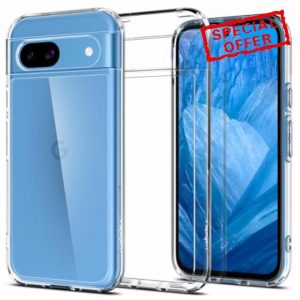 Spigen Ultra Hybrid Case Compatible with Google Pixel 8a - Crystal Clea