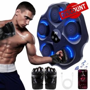 VFMFM Music Boxing Machine with Boxing Gloves