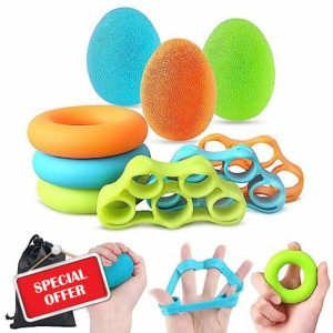 Tigayhc 9Pcs Set Hand Grip Strengthener