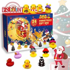 Asslye Rubber Duck Advent Calendar 2024 - Christmas Vacation Advent Calendar for Kids