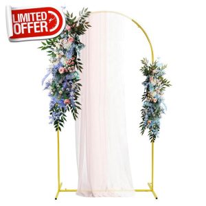 Aolawco Metal Wedding Garden Balloon Arch Stand