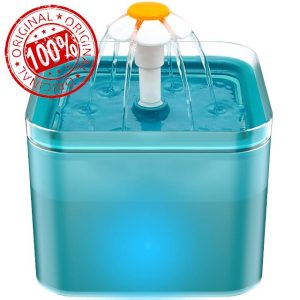 Cat Water Fountain for Drinking: 2L Cat Water Fountain - Cat Fountain - Dog Water Fountain - Pet Water Fountain - Cat Drinking Fountain - Drinking Fountains for Cats - Pet Fountain - AONBOY