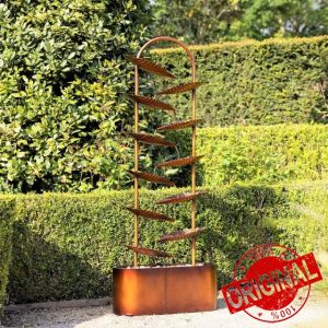 Primrose H153cm Monsaraz Tiered Cascading Zinc Water Feature Outdoor Garden Fountai