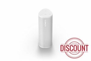 Sonos Roam 2 Ultra Compact Portable Wireless Speaker - Waterproof - 10 Hours Battery - White