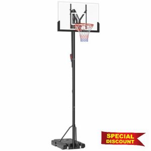 SPORTNOW Portable Basketball Hoop and Stand