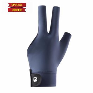 RUIXIA Billiard Gloves 3 Finger Pool Gloves for Left Hand Lightweight Breathable Non Slip Snooker Cue Sport Gloves for Men and Wome