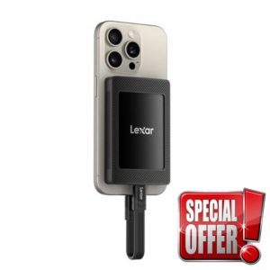 Lexar SL500M 2TB External SSD with Magnetic Set