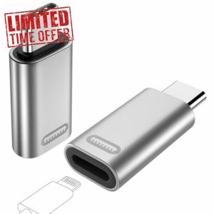 TiMOVO Lightning Female to USB C Male Adapter