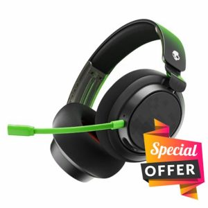 Skullcandy SLYR Pro Wireless Multi-Platform Over-Ear Gaming Headset with Ultra Low Latency USB-A Transmitter