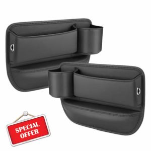 Convitex Car Seat Gap Filler Organizer with Cup Holder