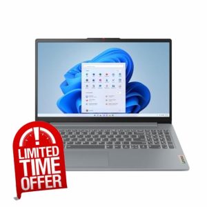 Lenovo IdeaPad Slim 3 | 15 inch Full HD Laptop | Intel Core i3-N305 | 8GB RAM | 128GB UFS | Windows 11 Home in S mode | Arctic Grey