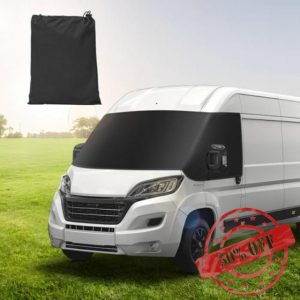 SUPAREE Ducato Thermal Screen Cover Van Front Windscreen Cover Motorhome Windscreen Cover External Waterproof Insulated with Magnetic for P-eugeot Boxer C-itroen Relay Ducato X250/29