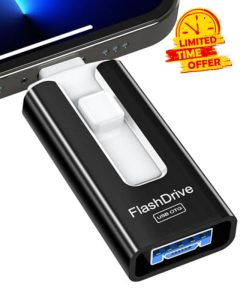 GNASEET USB Stick 256GB for Phone