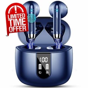 Wireless Earbuds Bluetooth 5.3 Headphones NEW Wireless Headphones with 4 ENC Mic