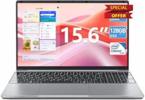 Naclud 15.6 Inch Laptop 4GB DDR4 128GB SSD