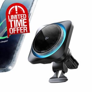 ESR for Qi2 15W MagSafe Car Mount Charger CryoBoost Phone Cooling