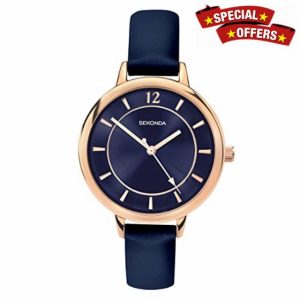Sekonda 35mm Classic Women’s Rose Gold Case Analogue Quartz Watch