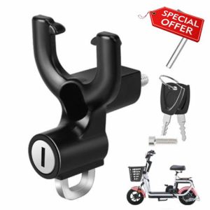 Whrcy Helmets Lock Motorcycle | Aluminum Alloy MotorHelmets Lock Hangings Hook - 2 In 1 Tamper-Proof Helmets Security Lock For Sports s