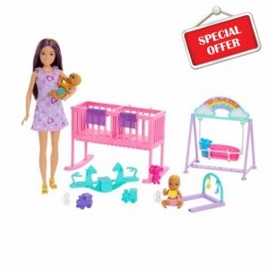 Barbie Skipper Doll & Nursery Playset with Accessories