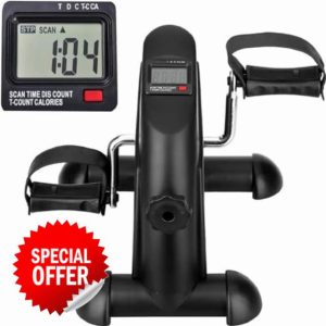 Mini Exercise Bike Portable Home Pedal Exerciser Gym Fitness Leg Arm
