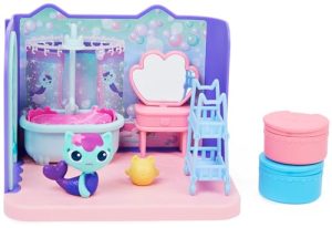 Primp and Pamper Bathroom with MerCat Figure