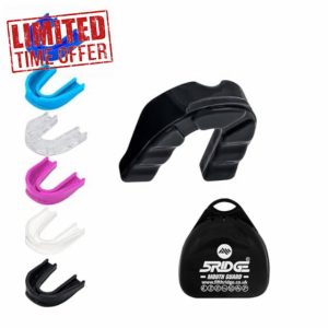 Mouth Guard - Slim Fit Sports Mouth Guard with Case - Gum Shield for Protection in Contact Sports - Durable Boxing