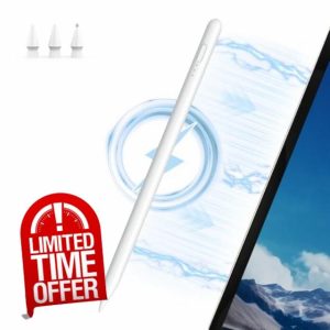 MEKO Stylus Pen for iPad with Magnetic Wireless Charging