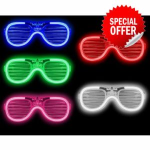 Neon Led Light up Glasses for Rave and Festival