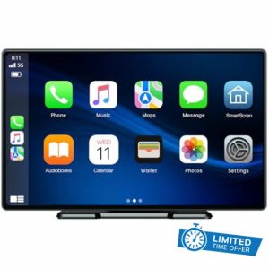 LAMTTO 9 Inch Wireless Car Stereo with Apple Carplay & Android Auto