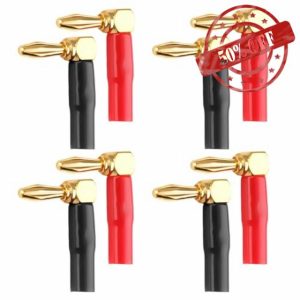 alNite 8-Pack 90 Degree Banana Plugs