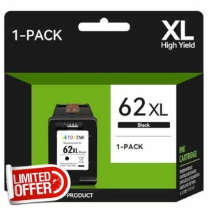 ATOPINK 62 Black Ink Cartridge XL